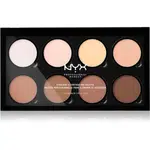 NYX Professional Makeup Highlight & Contour PRO konturovací paletka 8x2,7 g