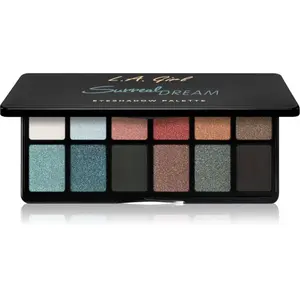 L.A. Girl Cosmetics Fanatic paletka očních stínů odstín Surreal Dream 12x1 g