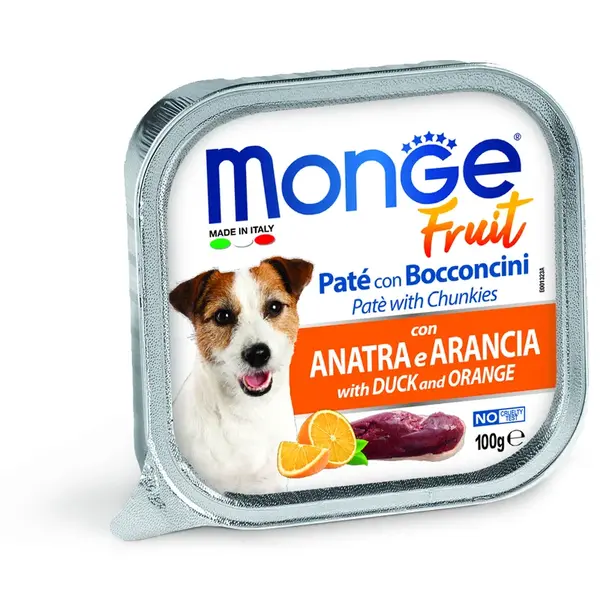 Monge Dog Fruit paté - kachní a pomeranče 100 g
