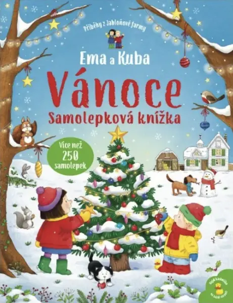 Ema a Kuba - Vánoce - Samolepková knížka