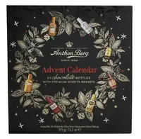 Adventní kalendář s čokoládovými likérovými lahvičkami