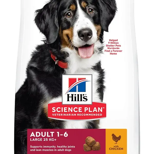 Hill's Science Plan Adult Large Breed krmivo pro psy s kuřecím masem 18 kg