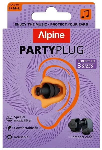 Alpine Partyplug Black