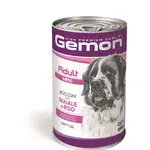 Gemon Maxi Adult konzerva pre psov - bravčové, ryža 1250 g