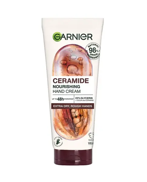 Garnier Ceramide Nourishing regenerační krém na ruce s kakaem 75 ml