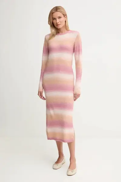 Šaty z vlněné směsi Pepe Jeans