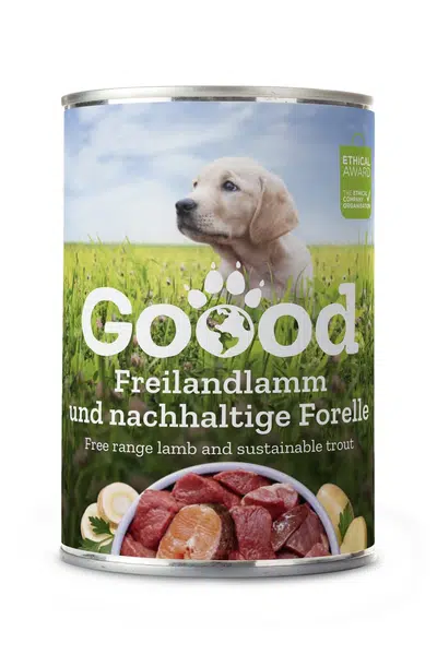 Goood Junior Freilandlamm & Nachhaltige Forelle - konzerva s jehněčím a pstruhem 6 x 400 g