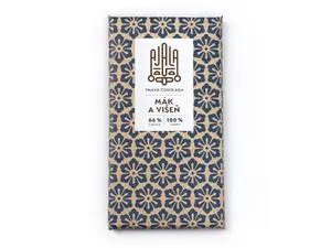 Čokoláda Ajala 66% Mák a Višeň