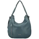 Stylový dámský koženkový kabelko-batoh Coveri Elida, světle modrý