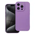 Zadní ochranný kryt ROAR case LUNA pro Apple iPhone 15 Pro, fialová
