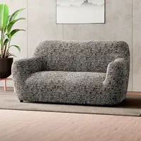 Bielastické potahy GLORIA hnědá dvojkřeslo (š. 120 - 160 cm)