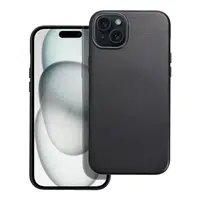 Zadní kryt LEATHER MAG COVER case pro Apple iPhone 15 Plus, black