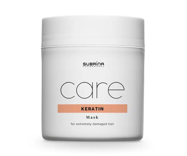 Maska pro extrémně poškozené vlasy Subrina Professional Care Keratin Mask - 500 ml (060273) + dárek zdarma