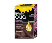 Permanentní olejová barva Garnier Olia 4.15 ledově čokoládová + dárek zdarma
