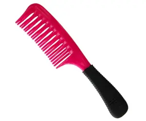 Klasický velký hřeben na vlasy Duko 1288R - růžový