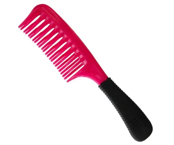 Klasický velký hřeben na vlasy Duko 1288R - růžový