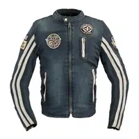 Pánská moto bunda W-TEC Wildone modrá 4XL