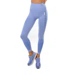 Dámské legíny Boco Wear Blue Melange Push Up modrá S/M