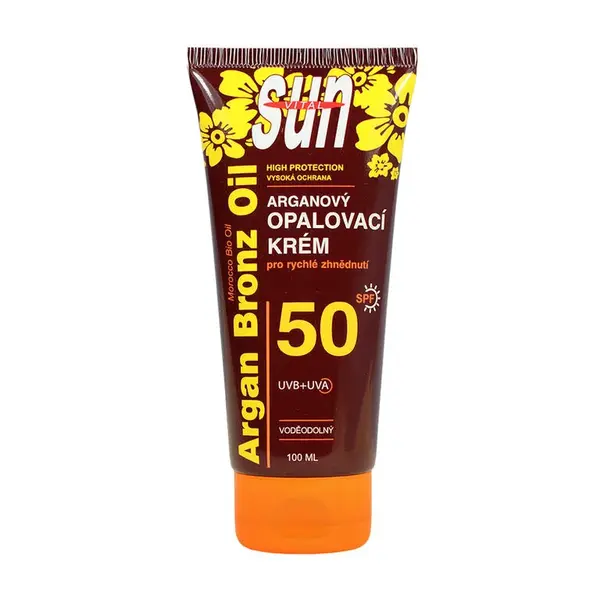 Opalovací krém s BIO arganovým olejem SUN VITAL SPF 50 100 ml