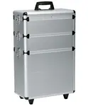 Sekční kufr na kolečkách Original Best Buy Alu - stříbrný (0150731) + dárek zdarma