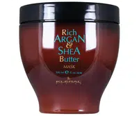 Hydratační maska pro suché vlasy Kléral Rich Argan  a  Shea Butter - 500 ml (116) + dárek zdarma