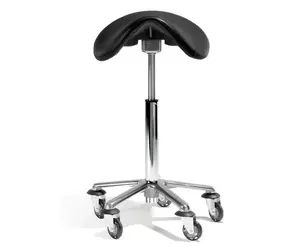 Taburet na kolečkách Sibel Saddle L/XL - černý (0200303) + dárek zdarma