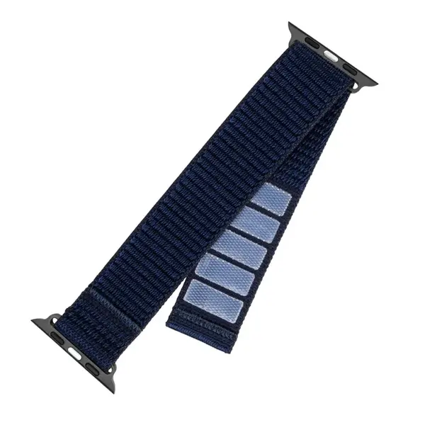 Nylonový řemínek FIXED Nylon Sporty Strap pro Apple Watch 38/40/41mm, tmavě modrá