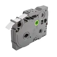 Kompatibilní páska s Brother TZe-R231, 12mm x 4m, černý tisk / bílý podklad, textilní stuha