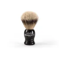 Štětka na holení Sibel Barburys Silver Gloss - černá (0002318) + dárek zdarma