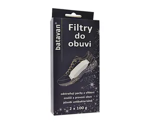 Filtry k osvěžení a provonění obuvi Batavan - 2 x 100 g + dárek zdarma