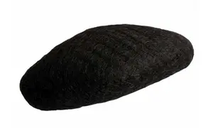 Výplň do účesu/temenní vycpávka Duko 5142 16 cm - hnědá (5142-brown) + dárek zdarma