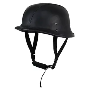 Retro otevřená moto helma Sodager ADH-011 černá M (57-58)