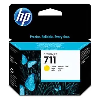 HP 711 CZ132A žlutá (yellow) originální cartridge