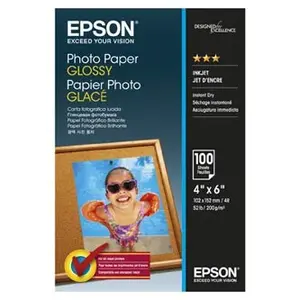 Epson Paper Photo C13S042548, 200 g/m2, 10x15cm, 100ks, lesklý, bílý, foto papír