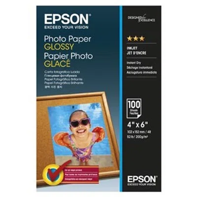 Epson Paper Photo C13S042548, 200 g/m2, 10x15cm, 100ks, lesklý, bílý, foto papír