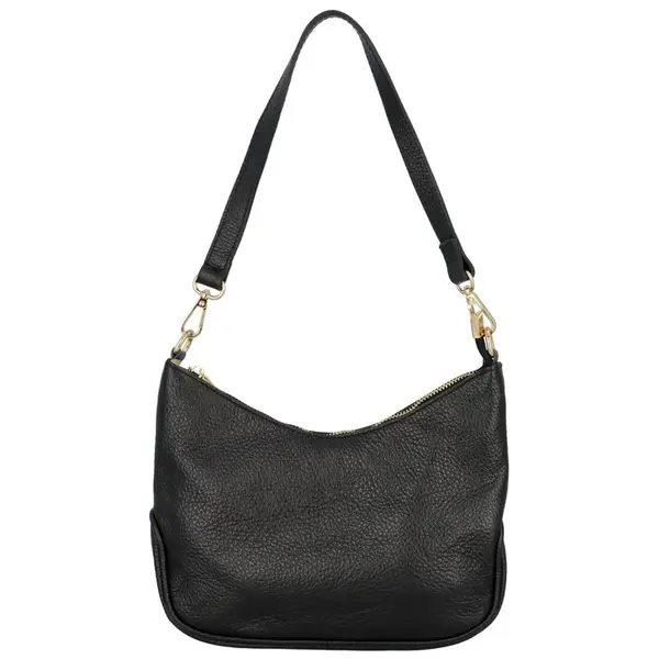 Dámská kožená crossbody černá - Delami Javier