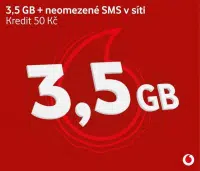Předplacená karta na data Vodafone