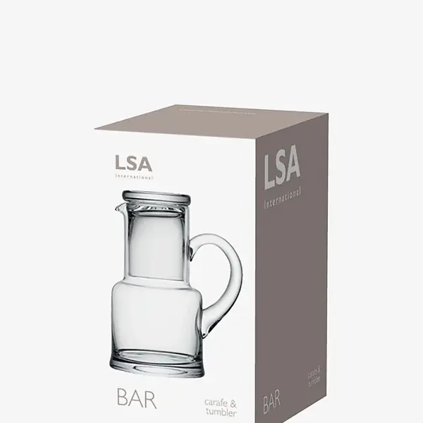 Karafa a sklenice Bar, 730 ml / 190 ml, čirá - LSA International