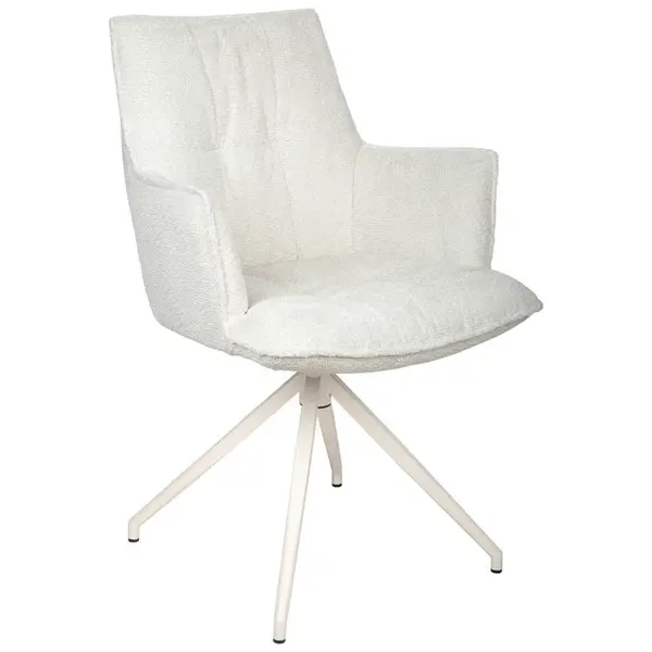 Niels Andersson ŽIDLE S PODRUČKAMI, železo, žinylka, krémová