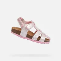 Pink Girls Sandals Geox Chalki - Girls