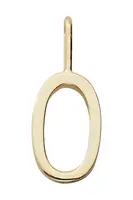 Pozlacený stříbrný přívěsek Design Letters