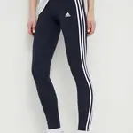 Legíny adidas H07771 dámské, tmavomodrá barva, hladké, H07771