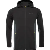 Klimatex ACHIT Pánská mikina s kapucí, černá, velikost