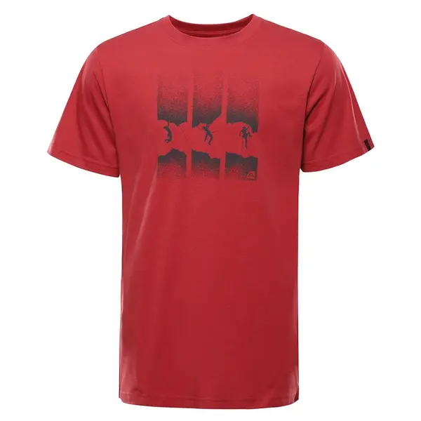 Pánské rychleschnoucí triko s cool dry alpine pro bolen 2 červená m