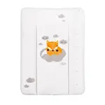 NEW BABY LIŠKA Prebaľovacia mäkká podložka, biela, veľkosť