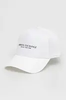 Bavlněná baseballová čepice Armani Exchange černá barva, s potiskem, 944207 3R130