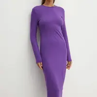 Šaty Liviana Conti fialová barva, maxi, F4WI22