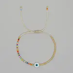 Simple Glass Seed Beads Braided Bead Bracelets