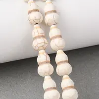 Synthetic Turquoise Dyed Beads Strands