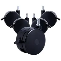 5Pcs Plastic Furniture Casters